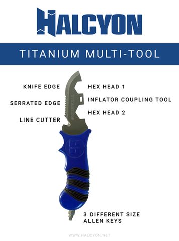 Multi Tool Titanium knife