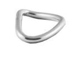RING - "D" - 2" - S/S LOW PROFILE BENT 3/16"(DR)