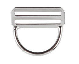 RING - "D" - 2" - S/S LOW PROFILE BENT W/ SILDE(DR)